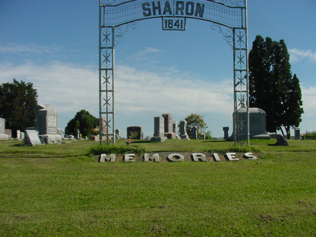 Sharon Cemetery Entrance